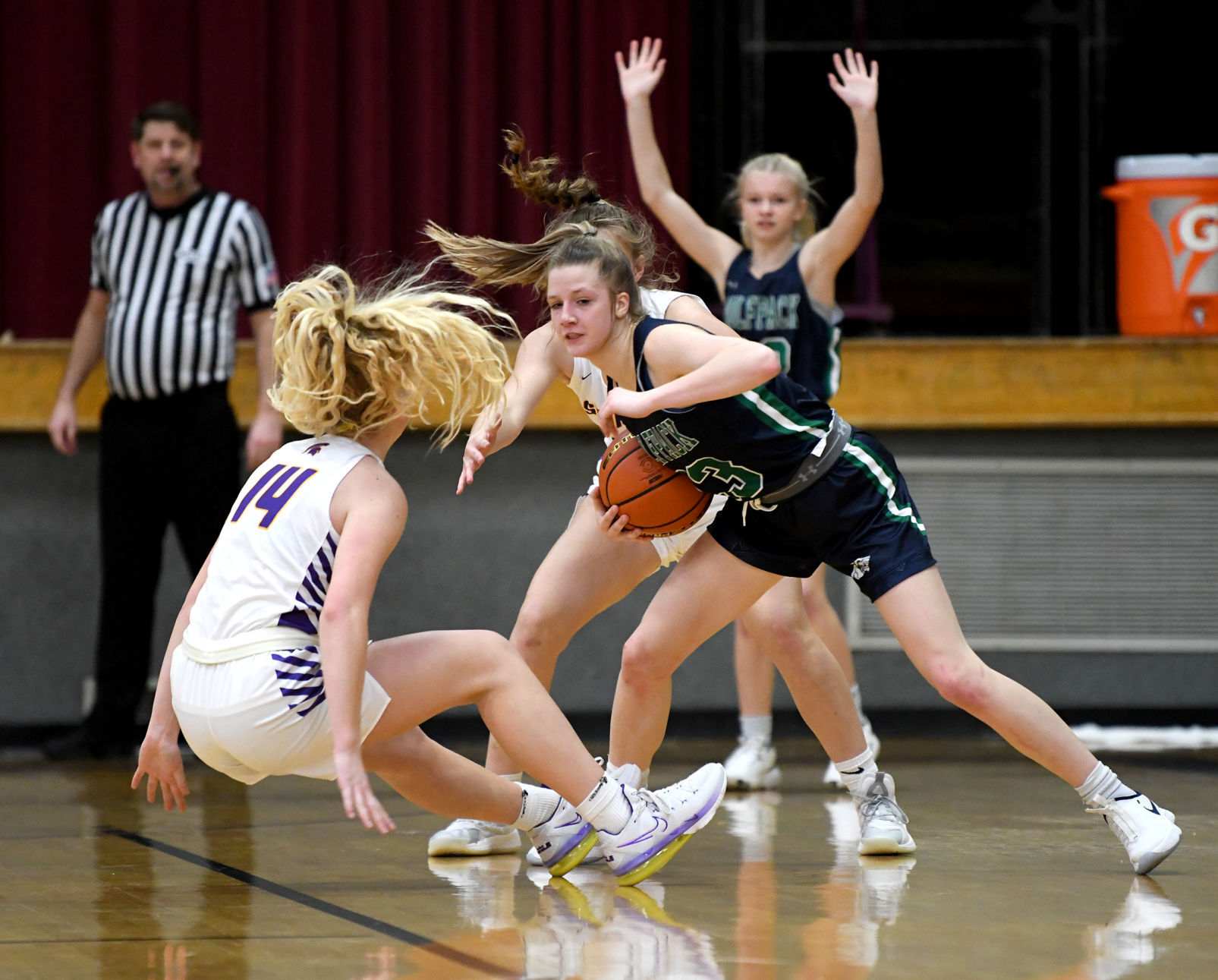 Sentinel vs. Glacier girls basketball 13